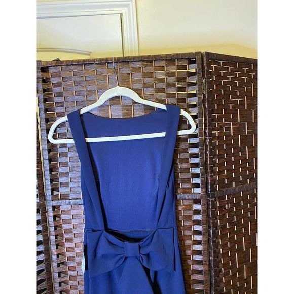 Navy Formal Dress in a 3/4 from Dillards - Picture 4 of 6